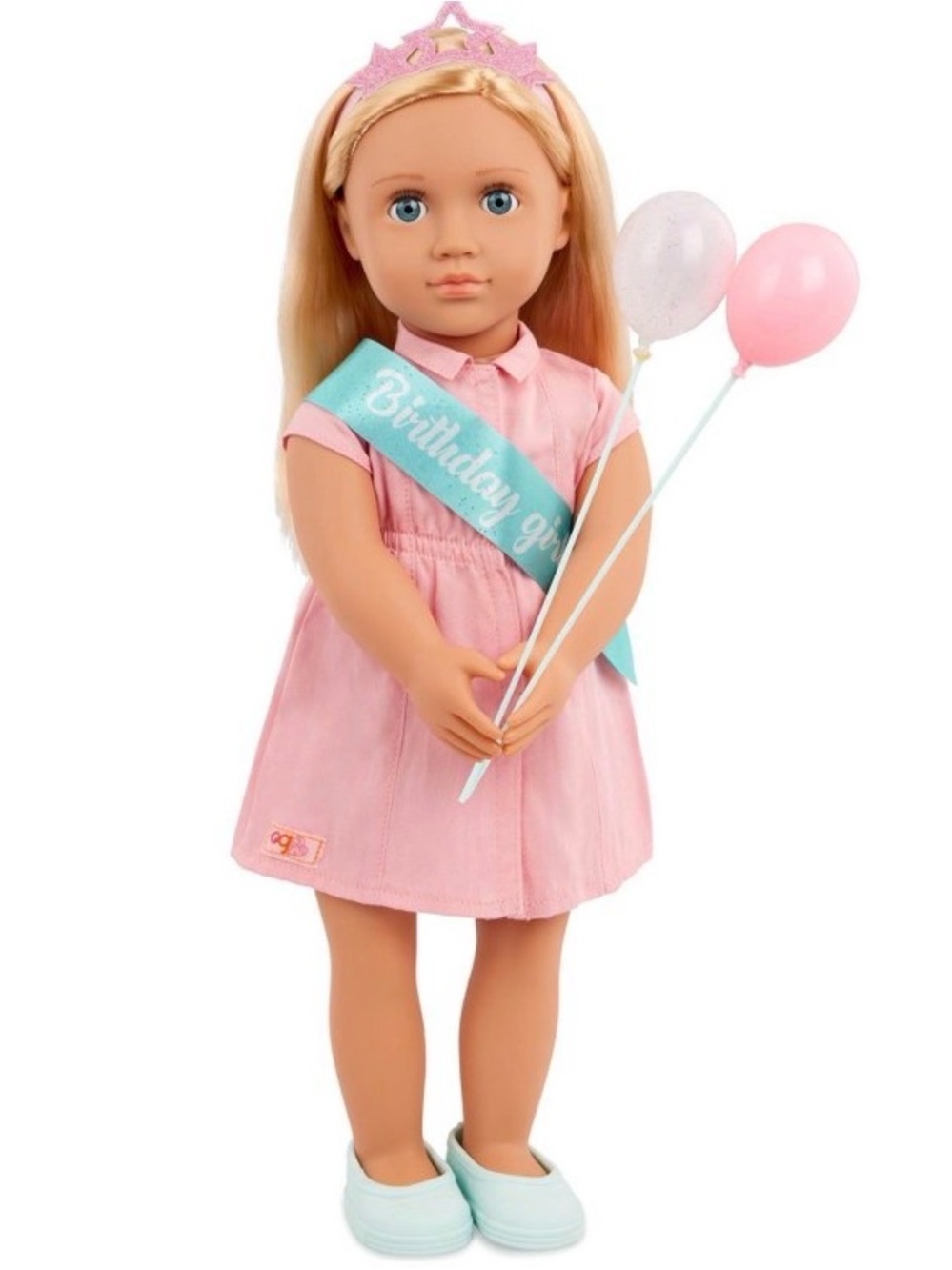 Our Generation 18” Birthday Girl Doll. Blonde hair and blue eyes. New in box